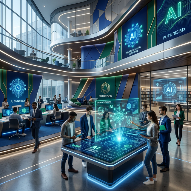 Futuristic AI Classroom